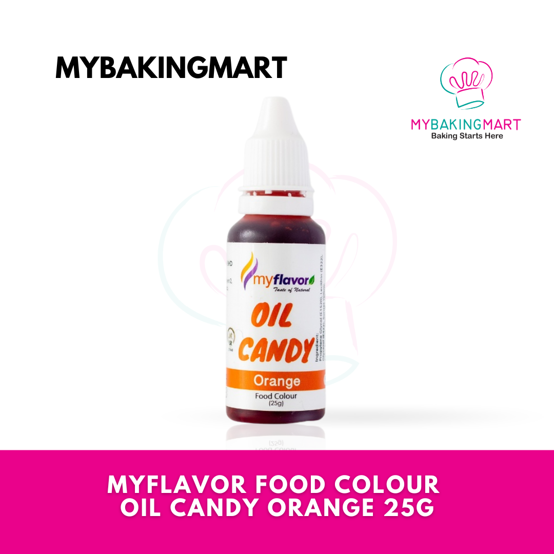 Mybakingmart Myflavor Oil Candy Orange Pewarna Coklat Oren Halal