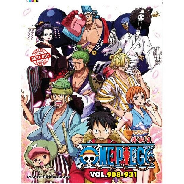 Anime One Piece Box 29 Vol 908 931 Box 29 Dvd X 3 Lazada