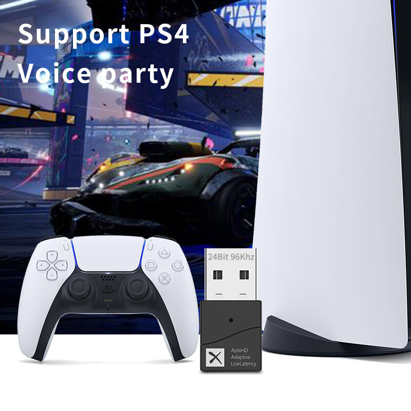 DISOUR Bộ Phát Âm Thanh TX40 USB Bluetooth 5.2 Chính Hãng Bộ Giải Mã Qualcomm QCC3040 24Bit AptX Thích Ứng LL HD SBC Bộ Chuyển Đổi Không Dây Đa Điểm Độ Trễ Thấp 40Ms Cho Máy Tính T V Máy Tính Xách Tay PS4/5 Nintendo Switch