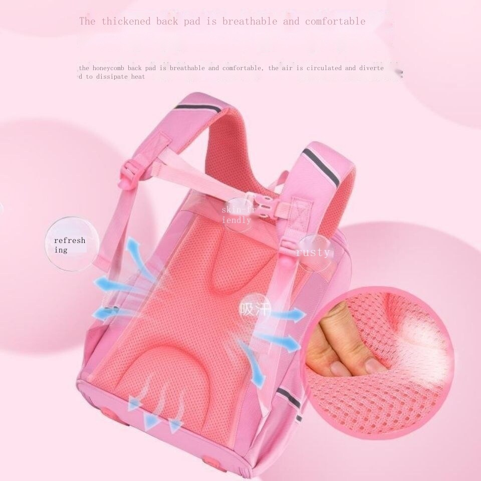 Large-Capacity Student Schoolbag Backpack Cartoon Cute Primary School Students Light High-Density Children's Backpack