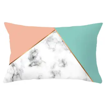 Fuwatacchi Geometric Cushion Cover Striped Wave Pillow Cover Black