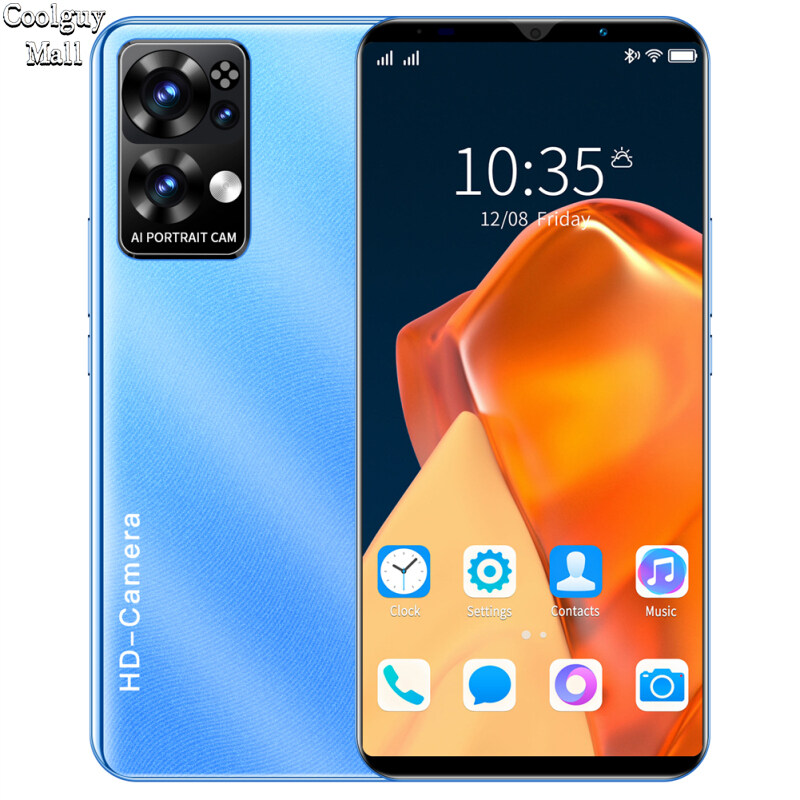 COOLGUY Coolguy Điện Thoại Thông Minh Rino7 Pro 8GB + 128GB 5.8 Inch Tương Thích Với Điện Thoại Thông Minh Màn Hình Lớn Toàn Màn Hình Độ Phân Giải Cao Điện Thoại Di Động Nhận Diện Khuôn Mặt