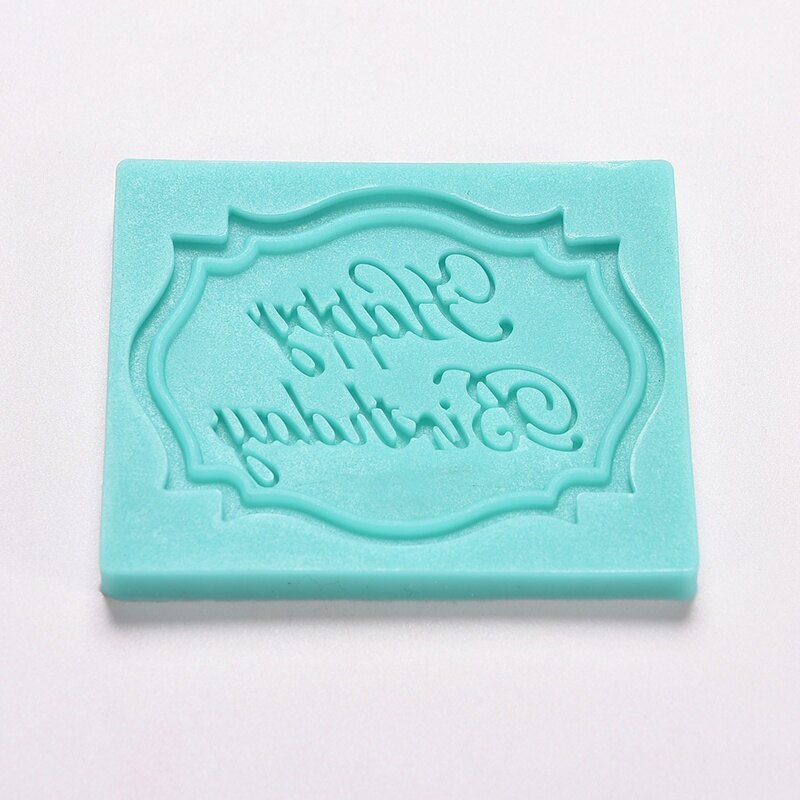 [TM Store]💖[HOT SALE]🎈🎈 [Oliver Timmy] Happy Birthday Silicone Mould Cake Decorating Lace Impression Mat Baking Mold