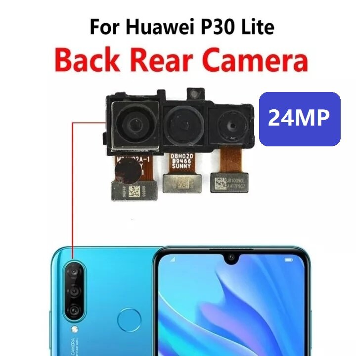 24mp 48mp for huawei p30 lite p30lite original front rear back camera main facing camera module flex replacement parts