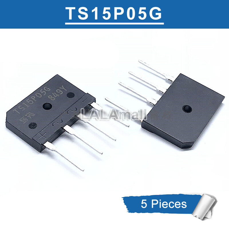 5pcs ts15p05g ts15p05 zip-4 15a/600v induction cooker rectifier bridge new original