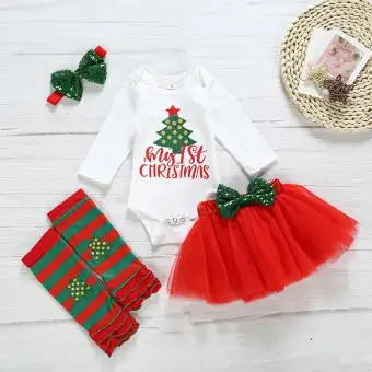 newborn baby girl christmas dress