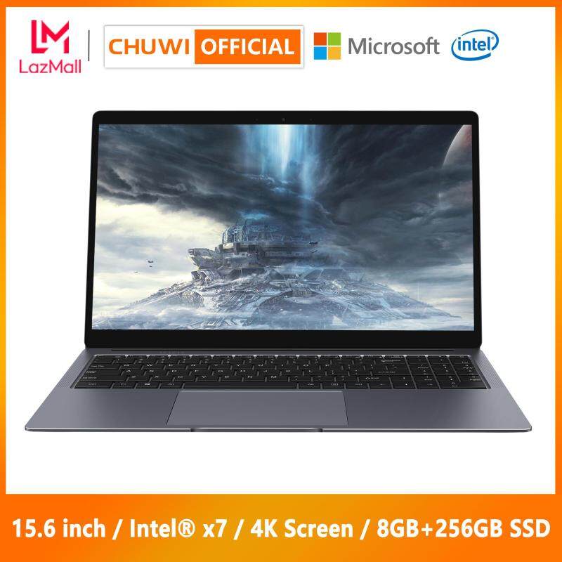 【CHUWI OFFICIAL】LapBook Plus Laptop / 15.6 Inch 3840*2160 4K Screen / Intel® x7 CPU / 8GB RAM+256GB SSD / Dual Band WiFi / Standard Numeric Keyboard / Genuine Windows 10 / 1 Year Warranty Audio Notebook Computer PC
