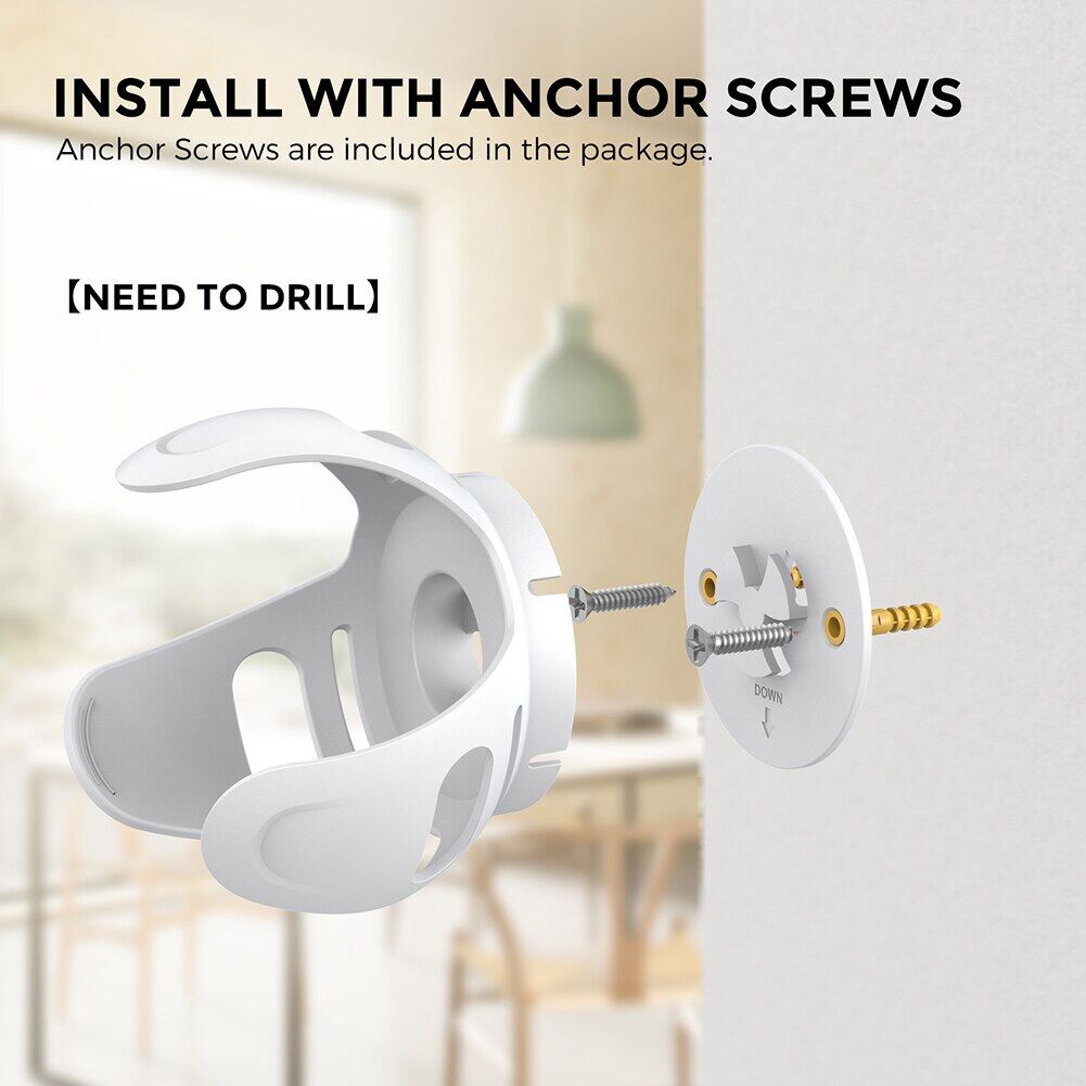 For Echo Dot 5/4 Wall Mount Holder Speaker Bracket For Amazon Alexa Echo Dot 4 Generation Smart Bluetooth Speaker Hanger Stand