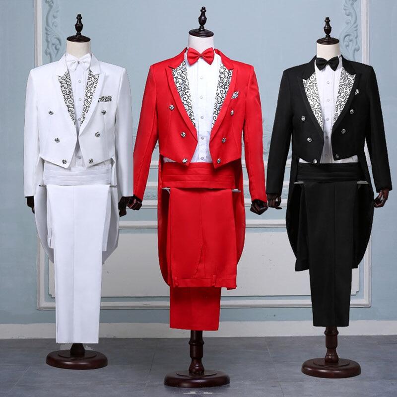 Red black and white on sale tuxedo