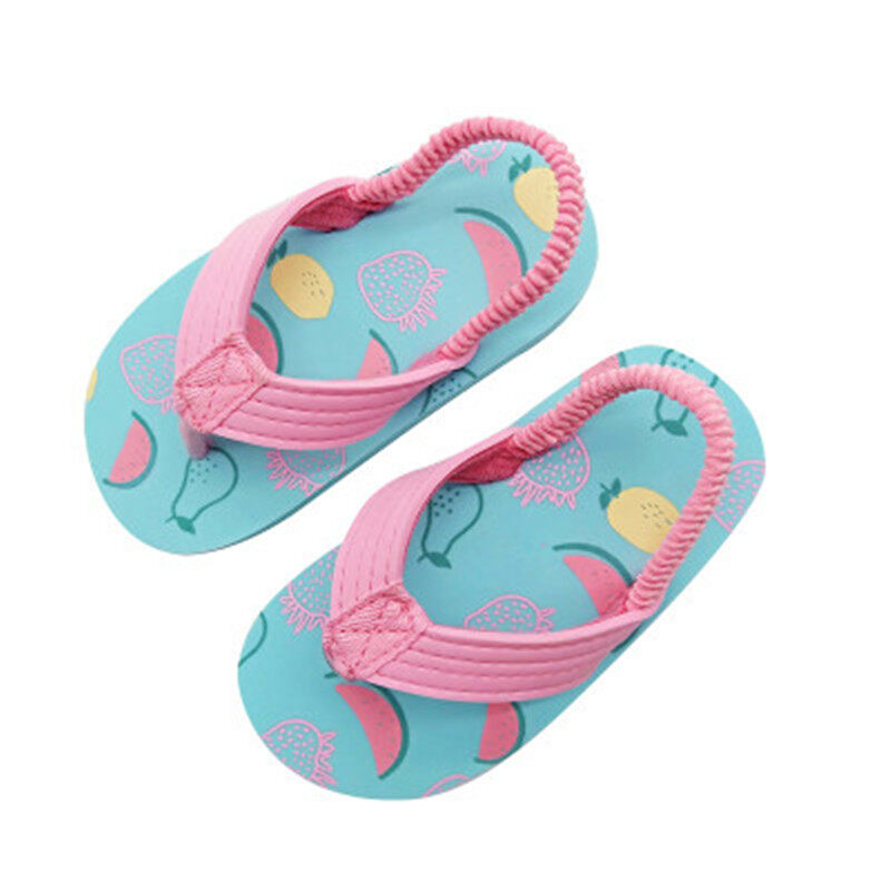 2023 new travel children's light portable slippers flip-flops baby girls flip-flops beach shoes