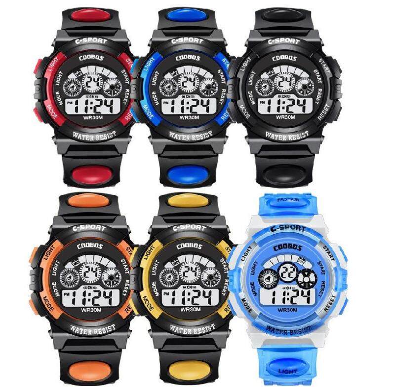 Giá bán Cá Tuyết Đa Chức Năng Thể Thao Ngoài Trời Chống Nước LED Chronograph Giây Dạ Quang Đồng Hồ Điện Tử