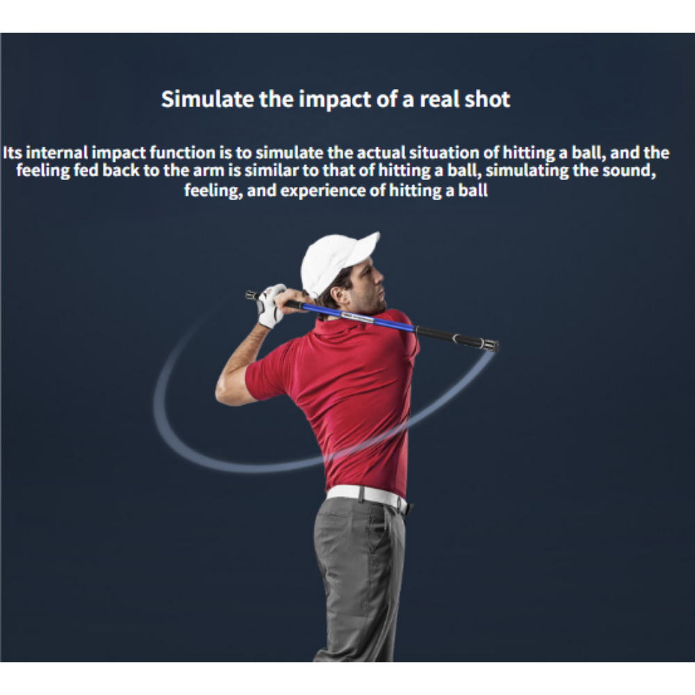 PGM Golf Swing Practice Stick Swing Practitioner Double Handle Swing Stick Golf Swing Impact Stick HGB013