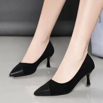 pointed toe slip on heels