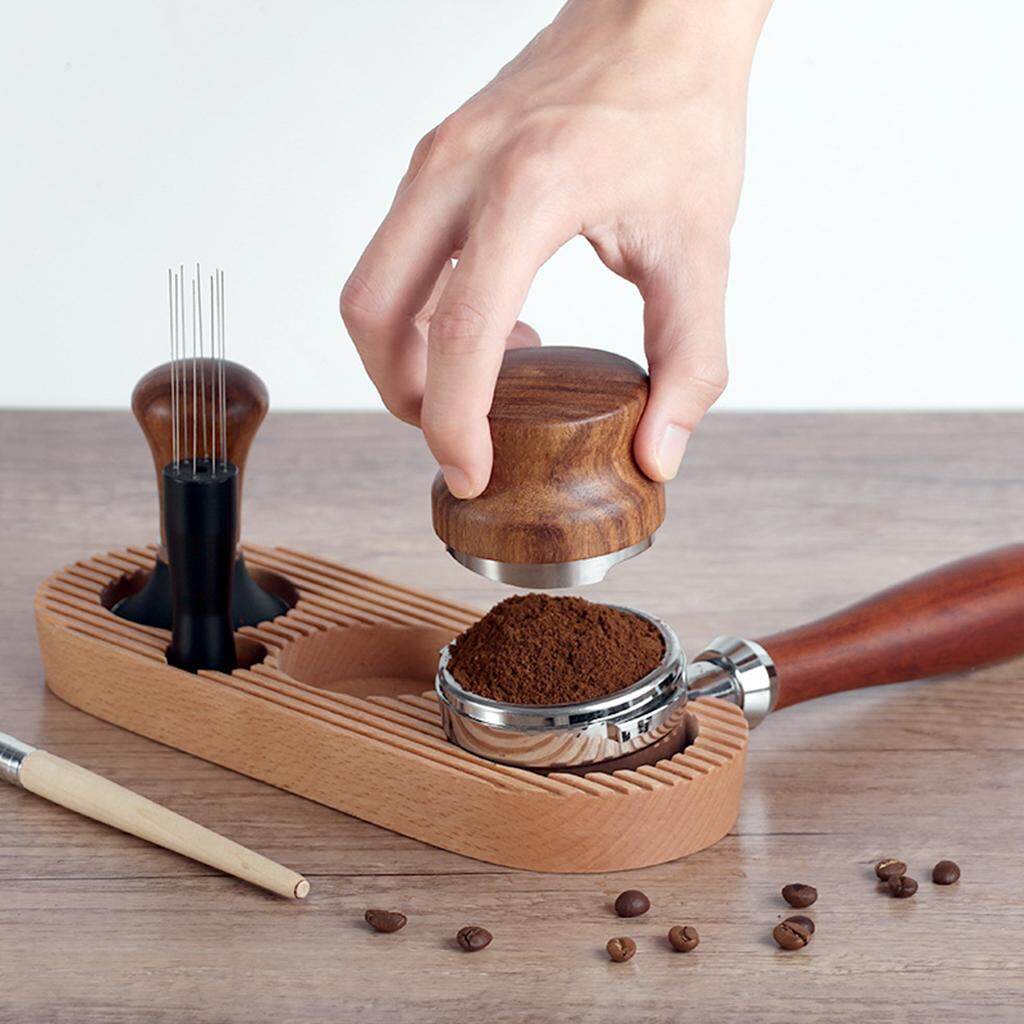 Blesiya Dụng Cụ Đựng Cà Phê Dụng Cụ Nén Cà Phê 4 Khe Gọn Gàng Chắc Chắn Cho Gia Đình Nhà Bếp Espresso