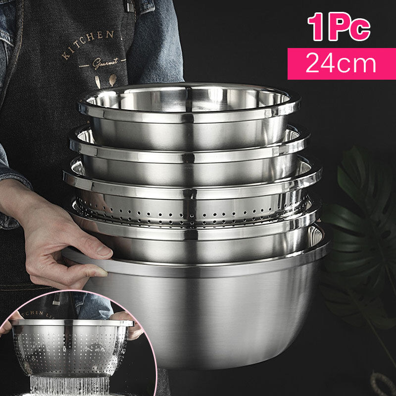 JE & FE Chậu rửa inox đa dụng (bán lẻ từng chiếc, vui lòng xem kích thước chậu trước khi mua)