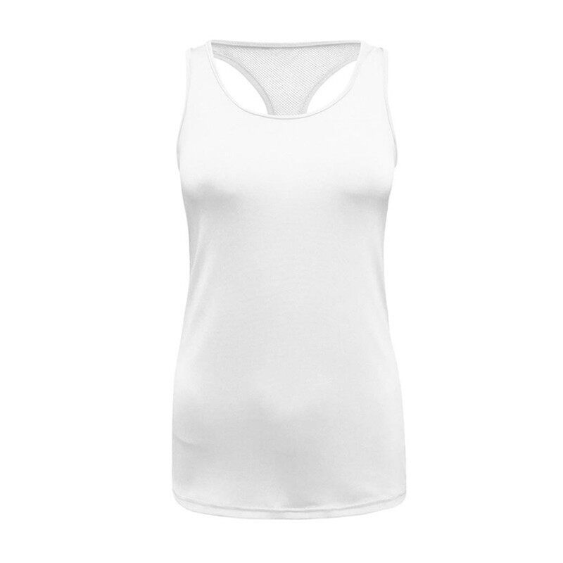 Happybuyner Women Sports Yoga Tank Tops Dry Quick Yoga Shirts Loose Gym Fitness Sport Sleeveless Vest Singlet For Running Training