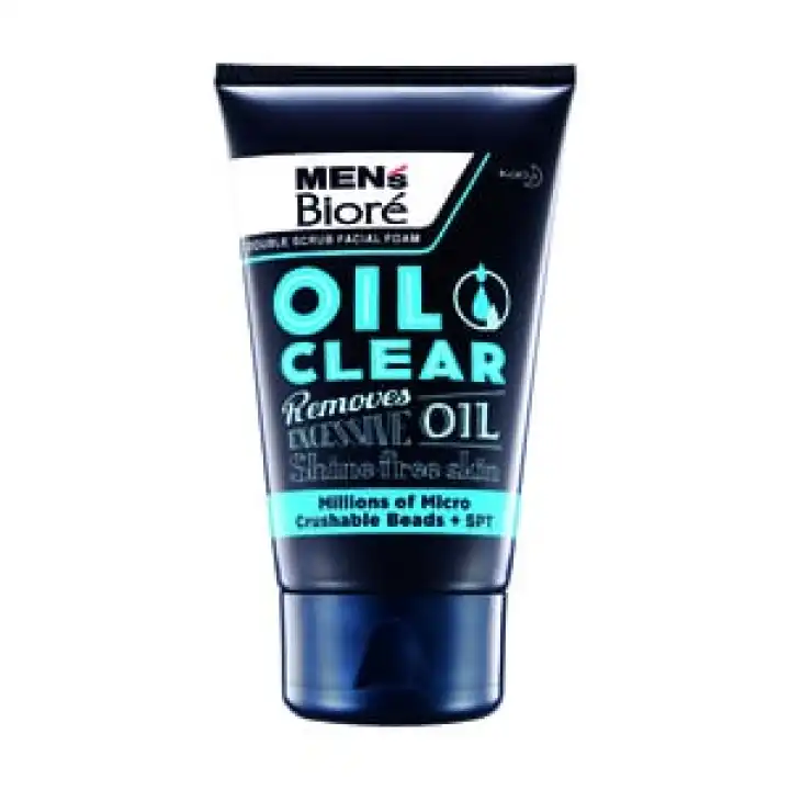 Men S Biore Double Scrub Oil Clear 100g