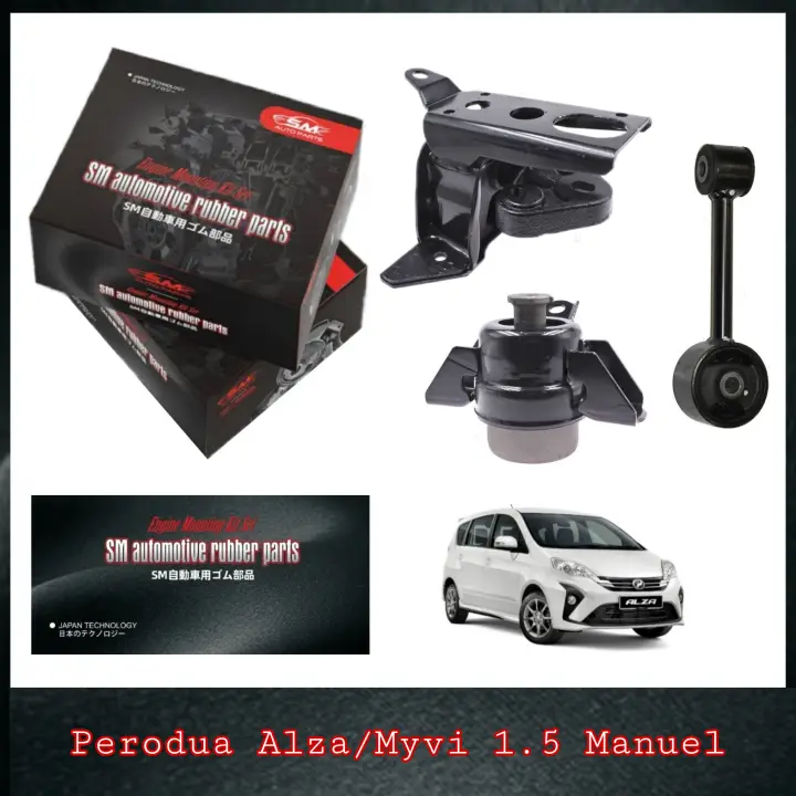 Sm Engine Mounting Set Perodua Alza Myvi Lagi Best 1 5 Manual With Bracket 1 1year Warranty Lazada