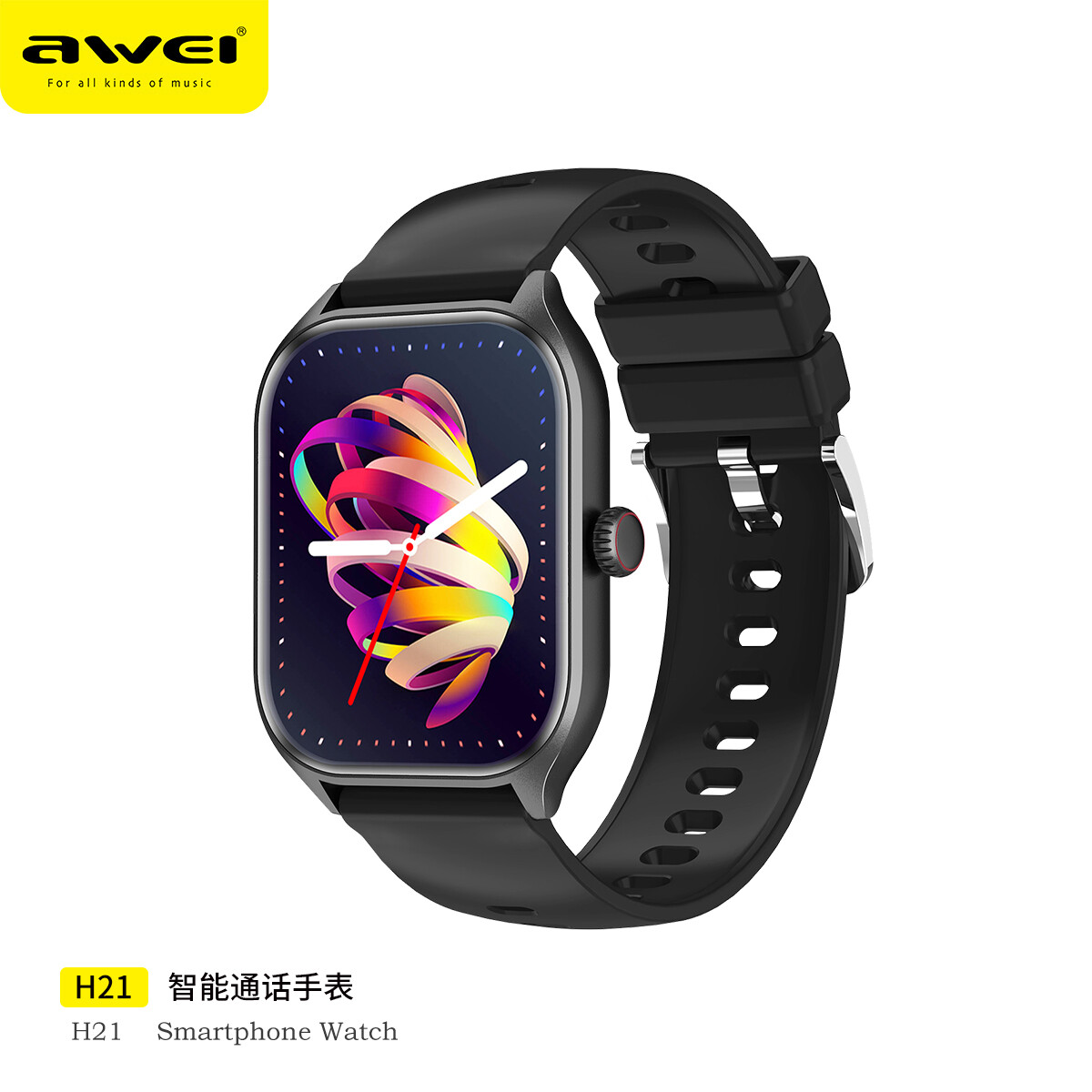 Awei H21 Smart watch Bluetooth call large screen Sports