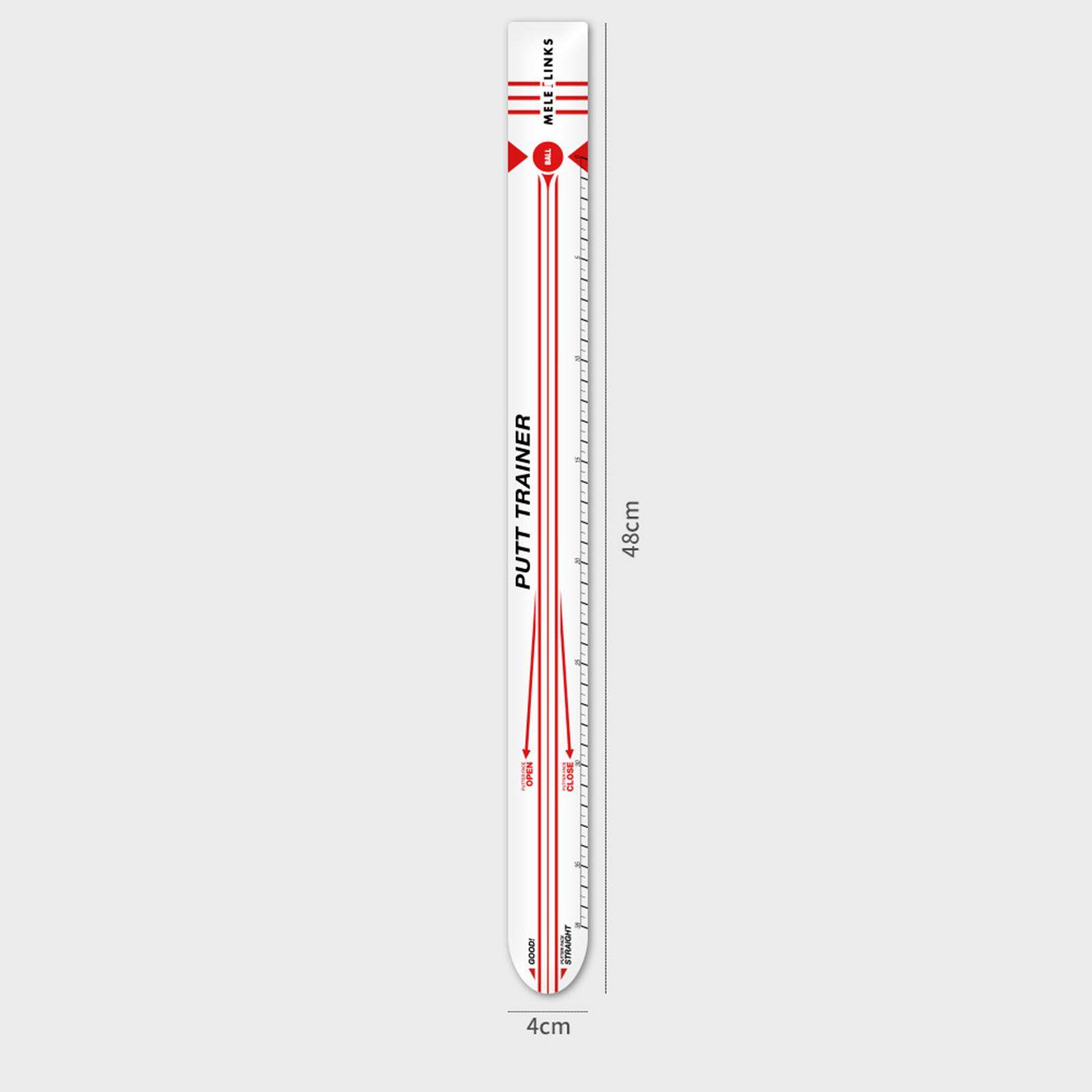DYNWAVE Golf Putter Check Trainer Aid Putting Practice Portable Straight Ruler for Indoor