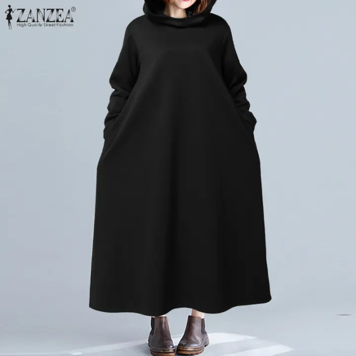 maxi hoodie dress