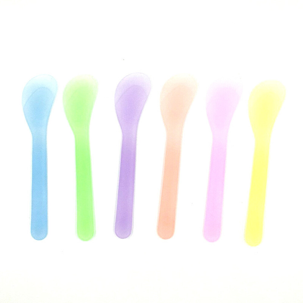 1PC DIY Skin Care Mask Mixing Plastic Spoon