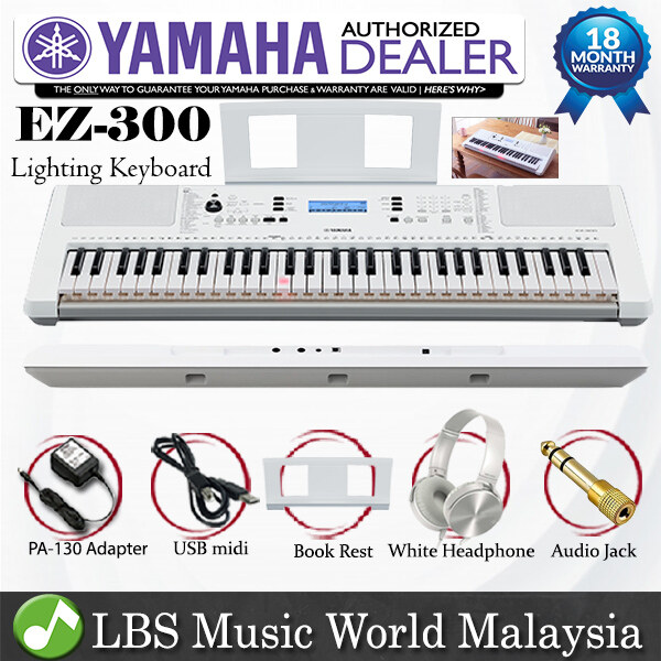 Yamaha EZ-300 61-Key Portable Light-Up Keyboard