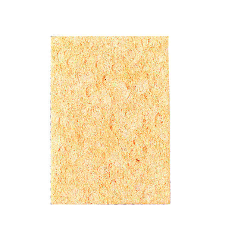 1PC 50x35mm Yellow Solder Iron Tip Welding PCB Cleaning Pads Universal Soldering Iron Replacement Sponges
