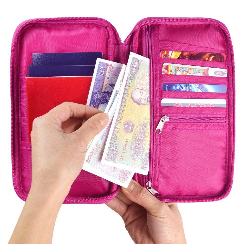Ví Du Lịch RFID Ngăn Chặn Hộ Chiếu Họ Hộ Chiếu Có Dây Kéo Dành Cho Nữ Giá Cực Cool Ví Du Lịch RFID Ngăn Chặn Hộ Chiếu Họ Hộ Chiếu Có Dây Kéo Dành Cho Nữ Giá Cực Cool