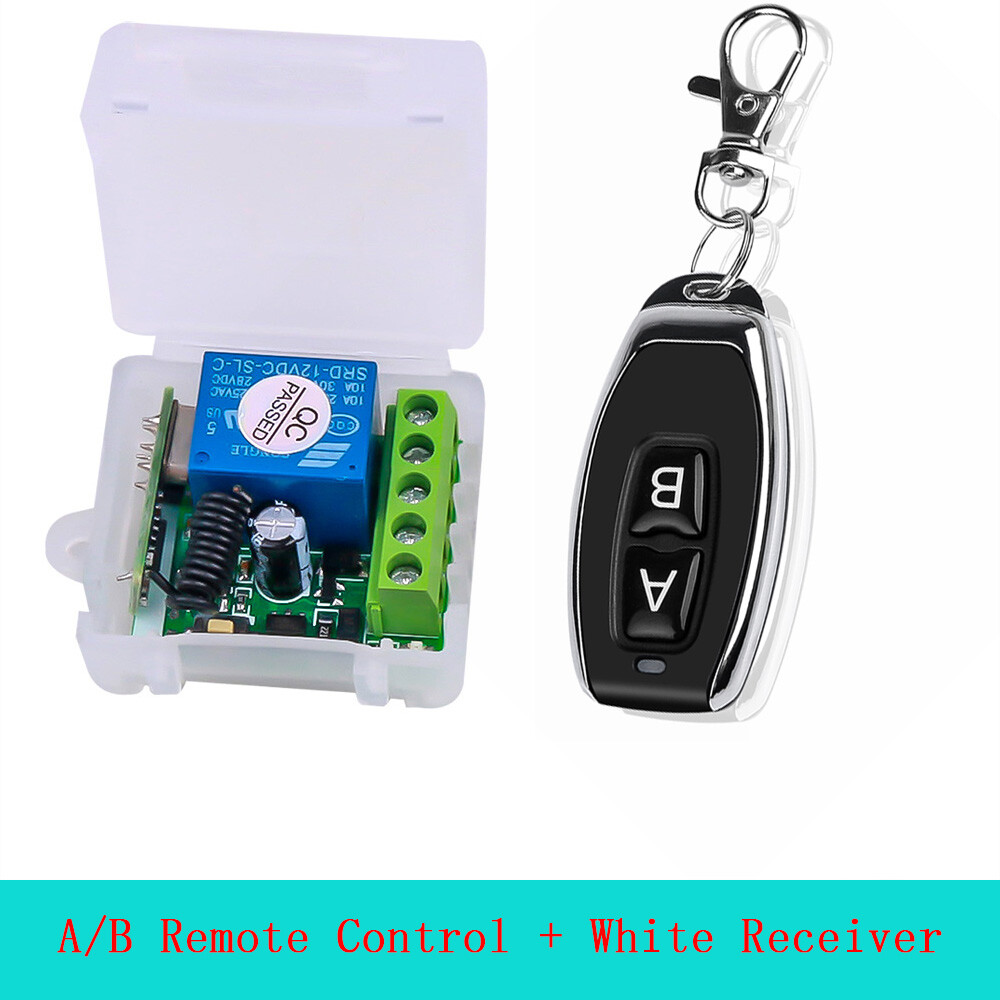 KEBIDU Công Tắc Điều Khiển Từ Xa Không Dây DC 12V 1CH 433 MHz Mô Đun Máy Thu 433 Mhz Để Học Mã Máy Phát Từ Xa