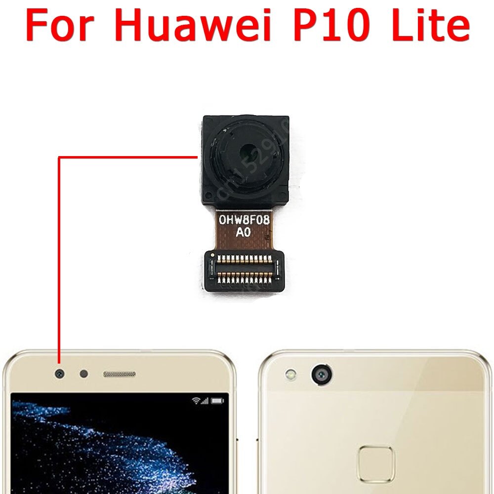 Cho Huawei P9 Plus P10 P20 Pro P30 P40 Lite E Mô-đun Máy Ảnh Gốc Mặt Trước Flex Phụ Tùng Camera Trước Selfie