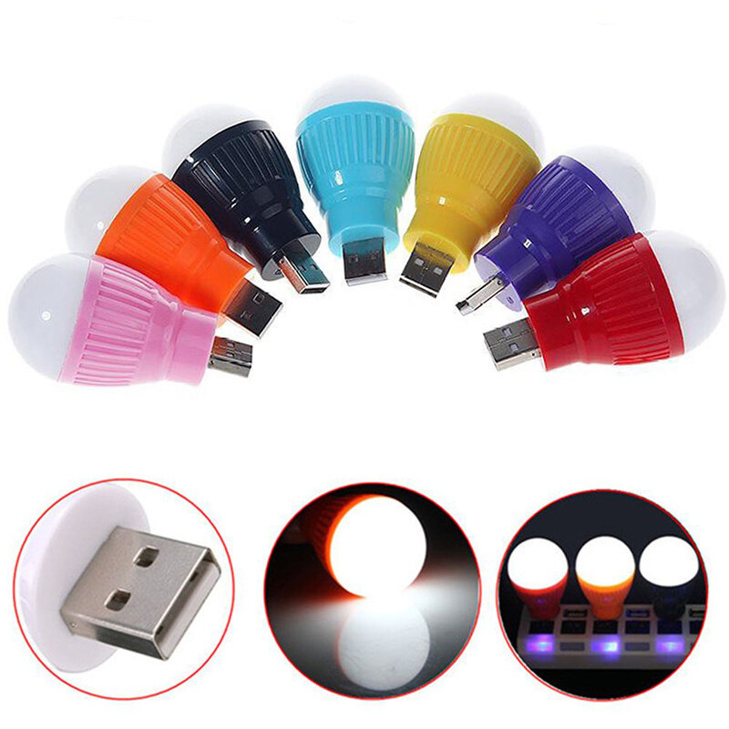 Mini USB Plug-in Computer Mobile Power Charging USB Small Book Light LED Eye Protection Reading Light Bulb Night Light Led USB Light