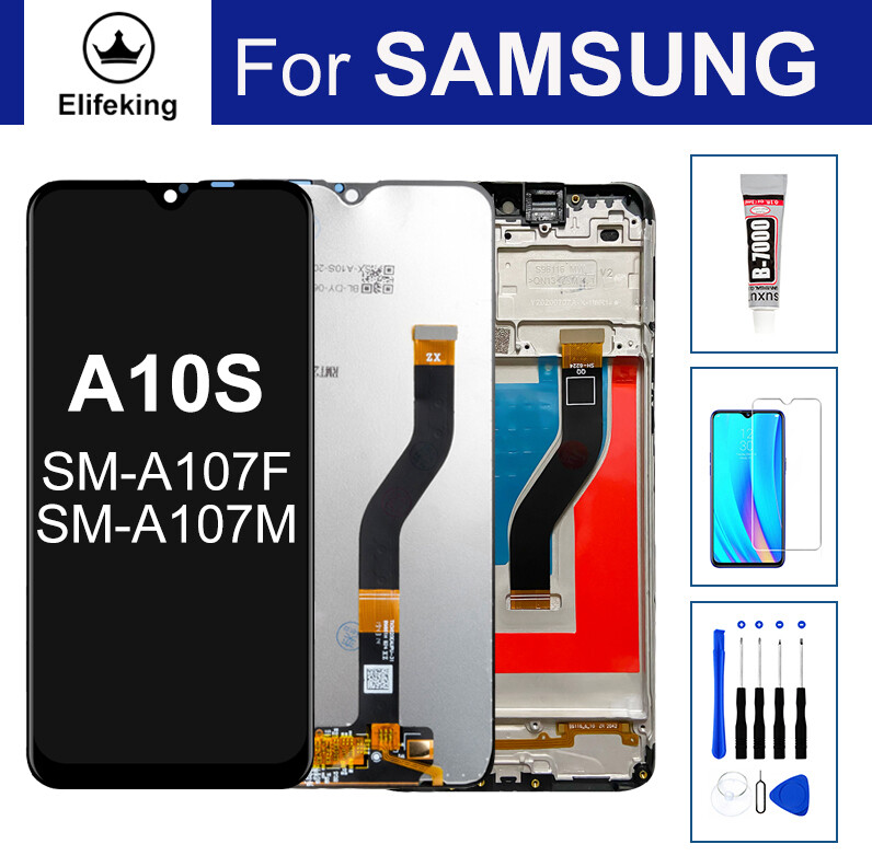 100% Tested For Samsung Galaxy A10s SM-A107F LCD Display Touch Screen Digitizer Assembly Replacement Parts with Free Repair Tools