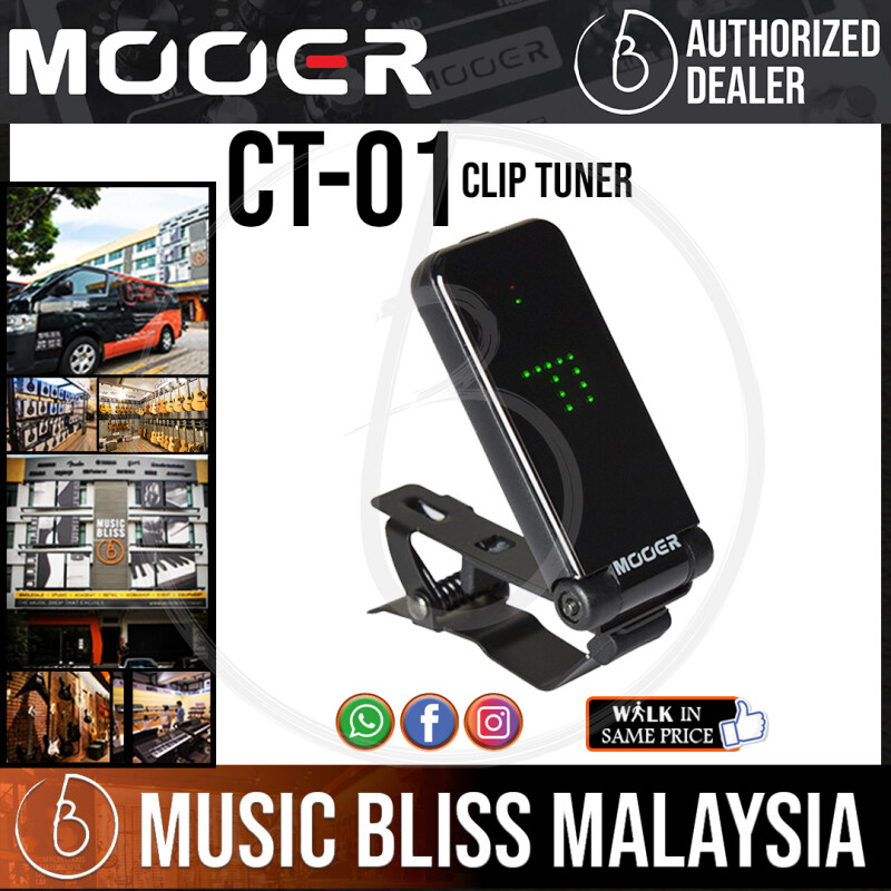 Mooer CT-01 Clip Tuner (CT01 / CT 01) Malaysia