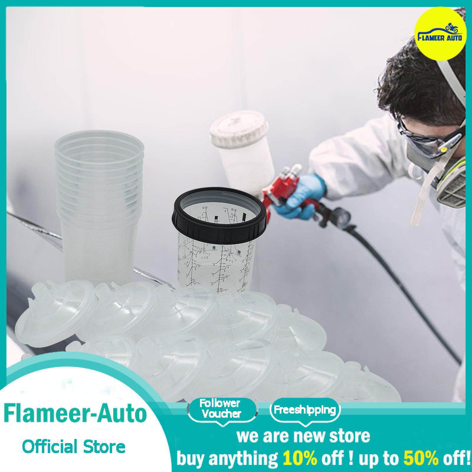 Flameer Disposable Spray Cup Liners and Lid 600ml Lazada PH