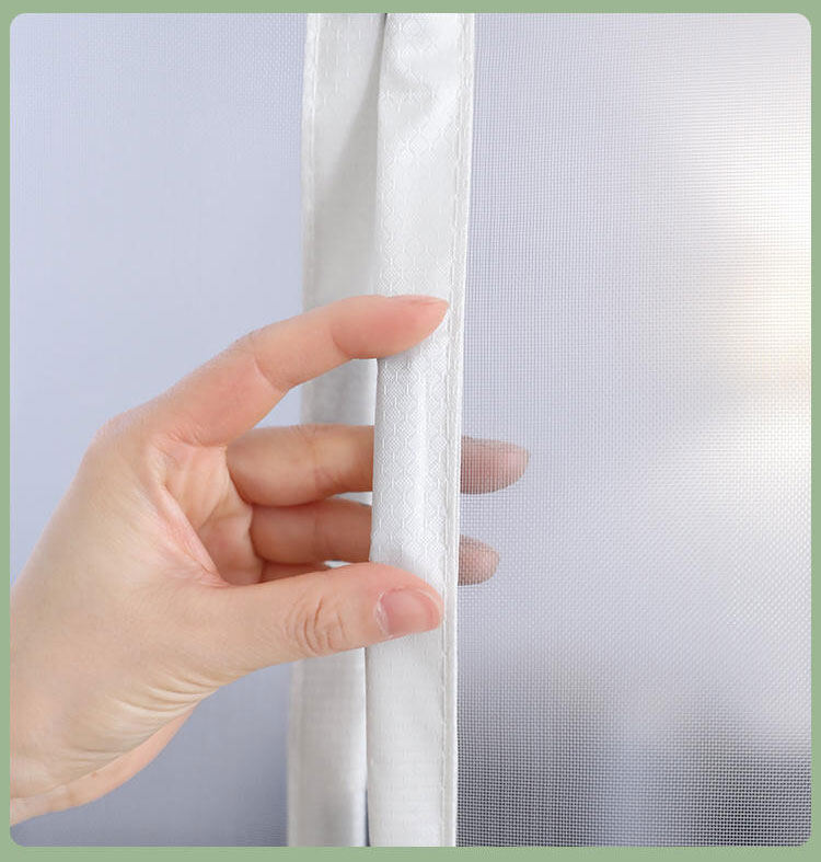 Magnetic Door Screen Custom Size Mosquito Net Curtain Fly Insect Automatic Closing Invisible Mesh For Kitchen indoor living room