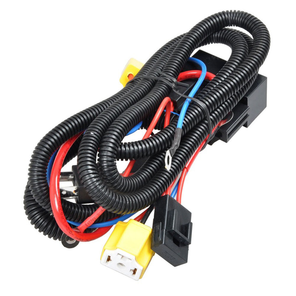 【MotorrTop】Bộ Dây Đèn Pha Ô Tô, Đèn Halogen, Ổ Cắm Cáp Tăng Cường Ánh Sáng H4 Tăng Cường Chất Làm Sáng 12V