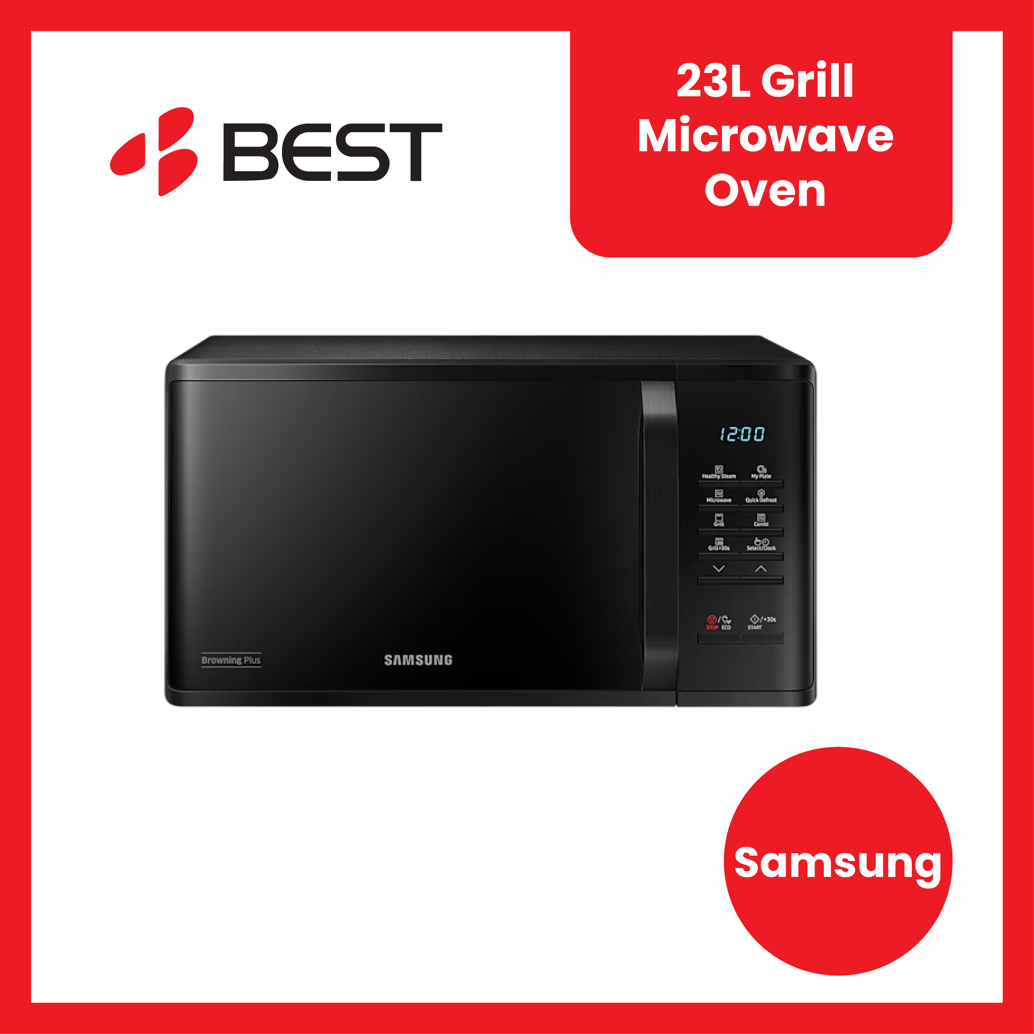 healthy steam samsung microwave