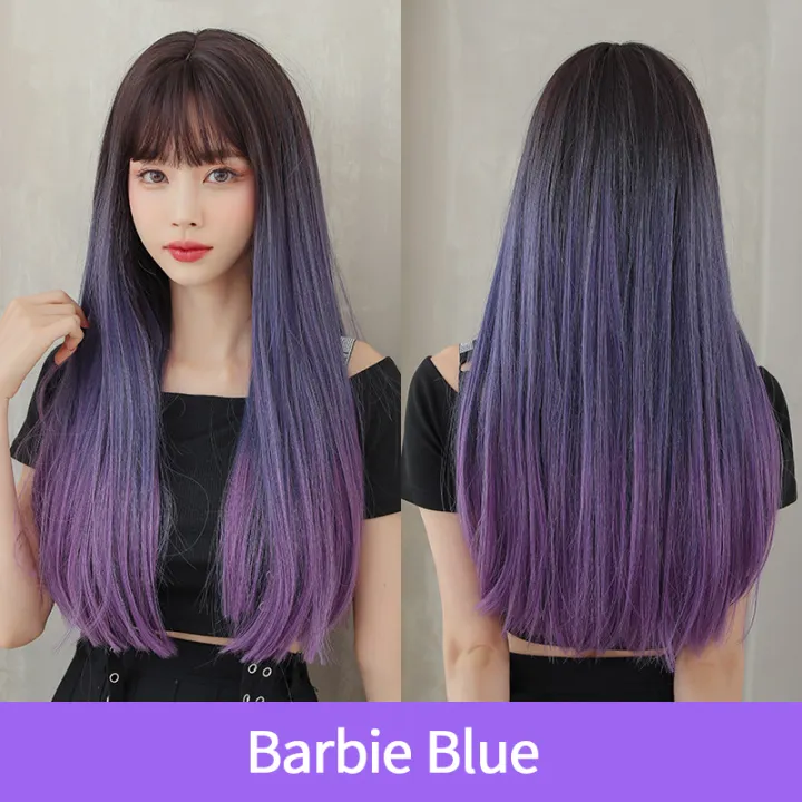 blue wig lazada