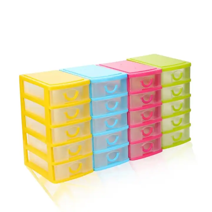 Durable Plastic Mini Desktop Drawer Sundries Case Small Objects