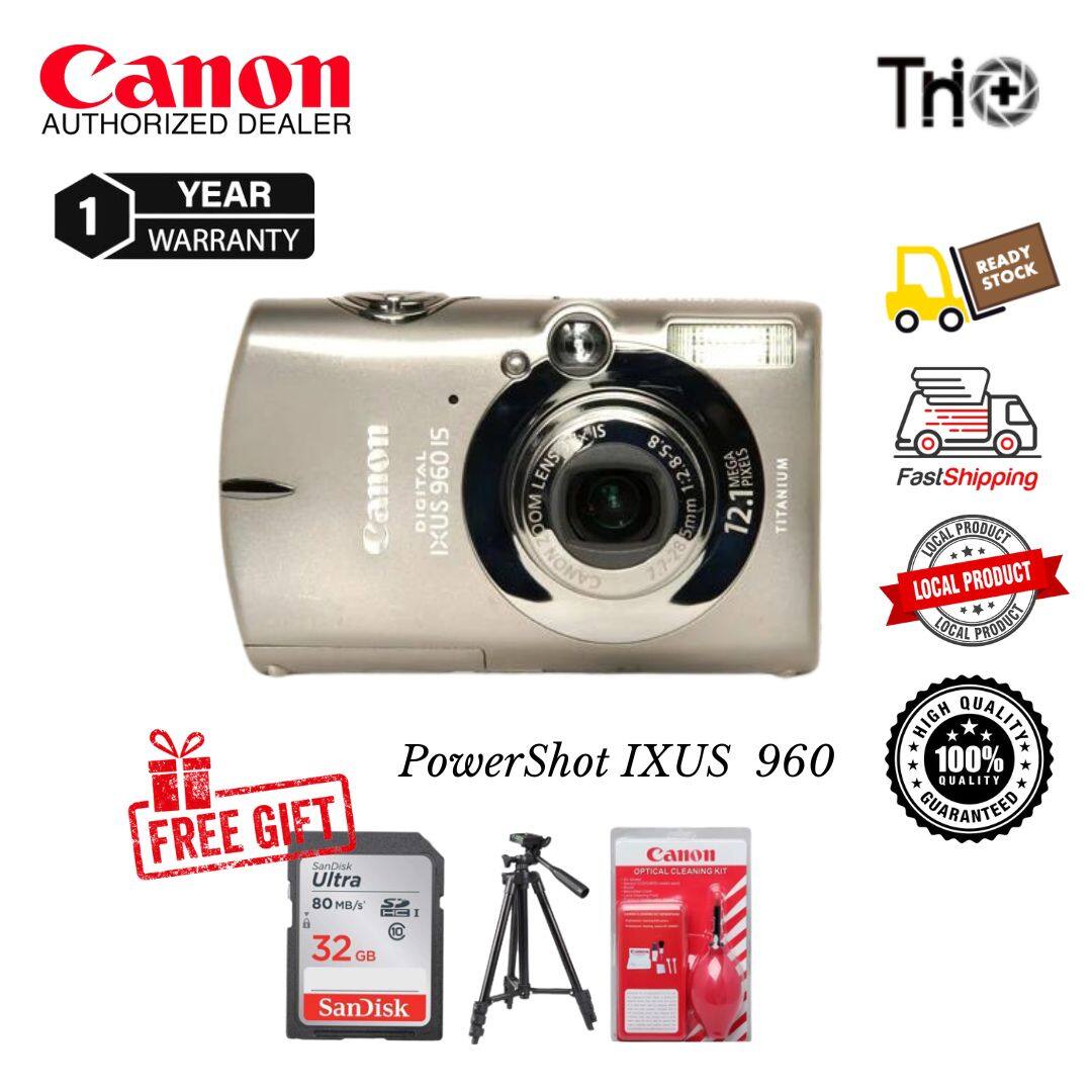 Canon IXUS 960 IS Digital Camera CCD Vintage Titanium