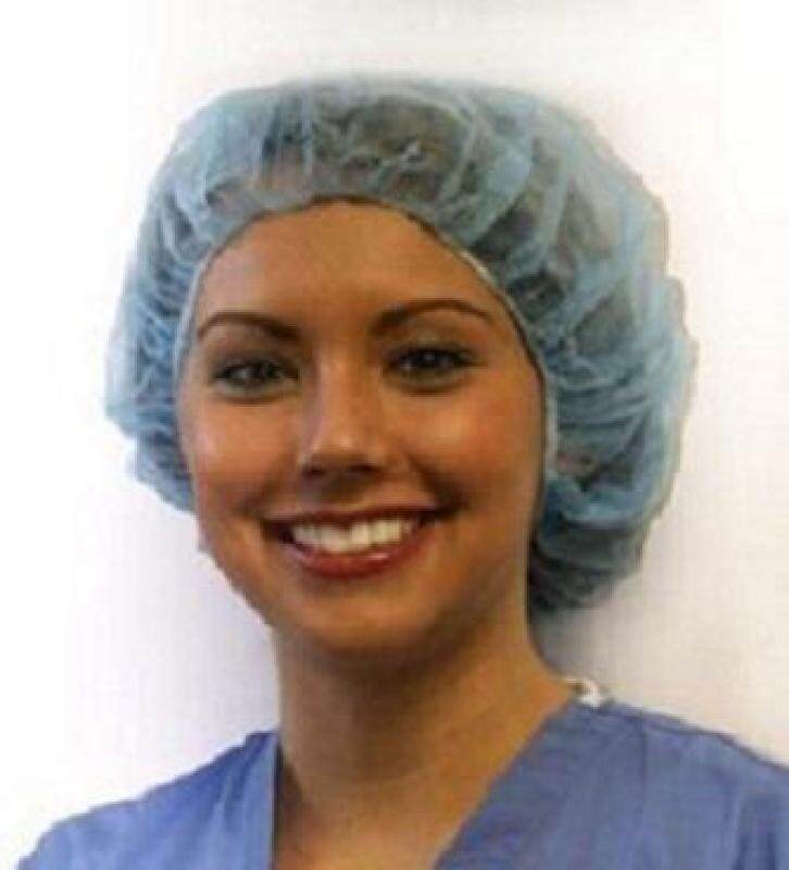 Bouffant Clip Cap / Hair Net (Blue) (Good Quality)
