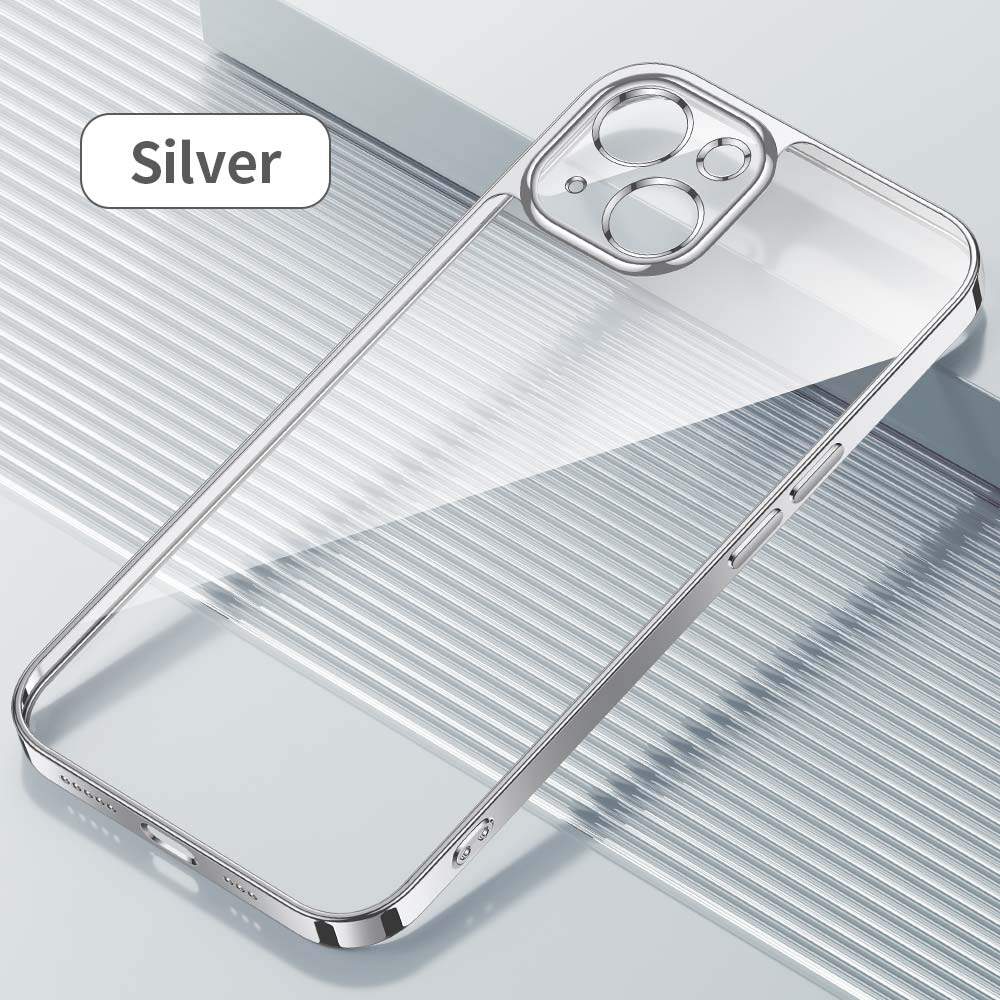 SmartDevil Plating Glass Phone Case for iPhone 14 Pro max Case iPhone 14 Pro Case iPhone 14 Plus 14 Case Soft edge Glass Case Anti Fingerprint Protect From Scraping