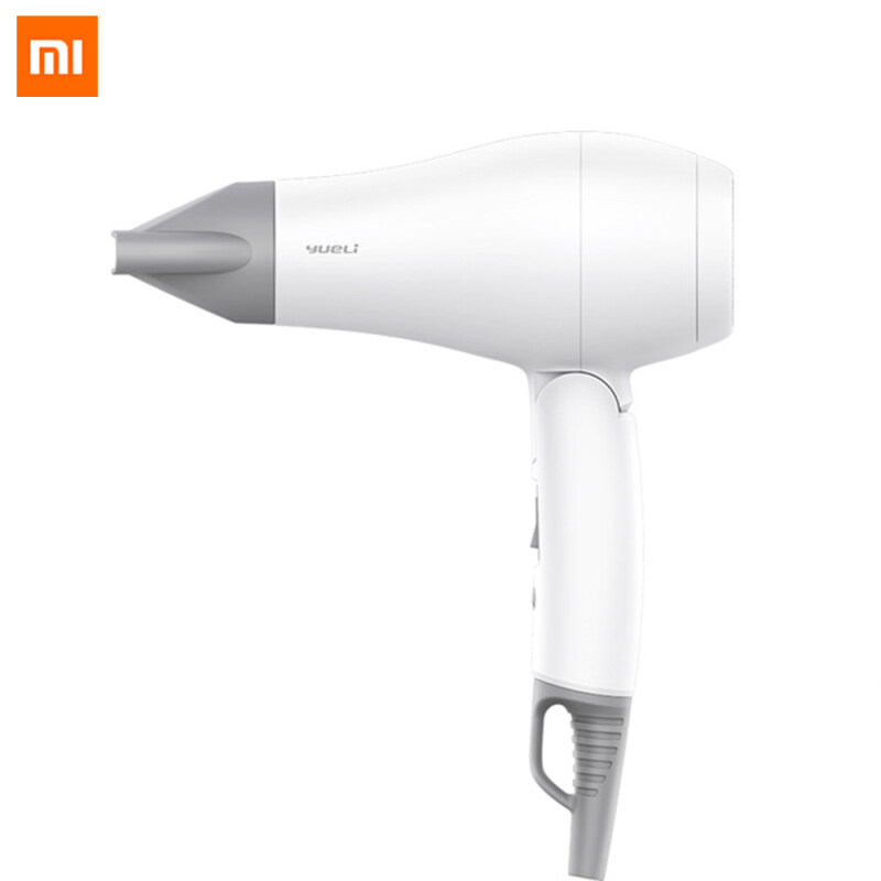 Xiaomi Mijia YUELI Hair Dryer Home Hair Professinal Care Quick Dry Portable Travel Foldable Handle Folded Hairdryer Light Weight Easy To Carry Double Overheat Protection Ionic Technology Helps To Reduce Frizz And Static For Girl Women