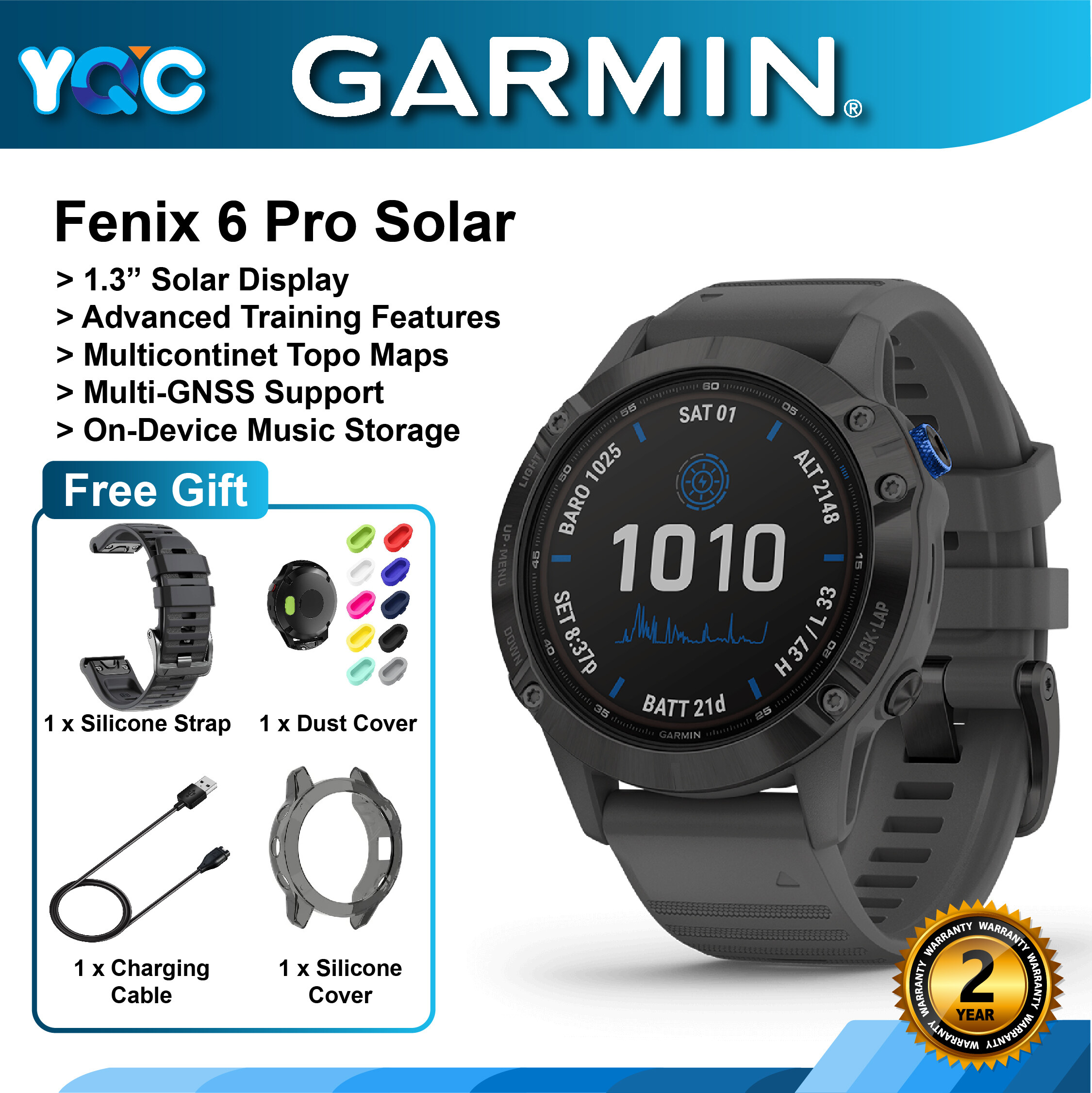 pro solar garmin fenix ciclismo