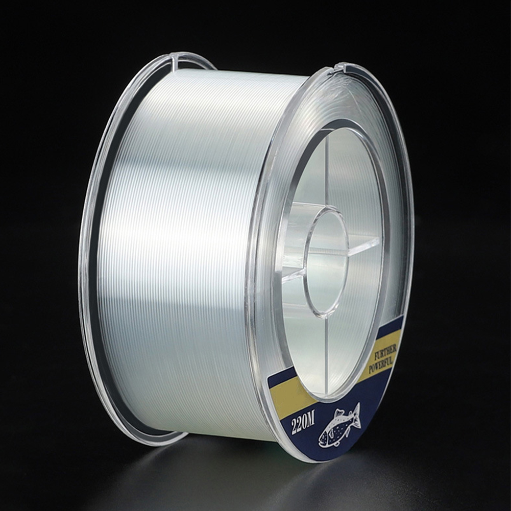220m Fishing Line Long Casting Super Strong Fishing Line Clear