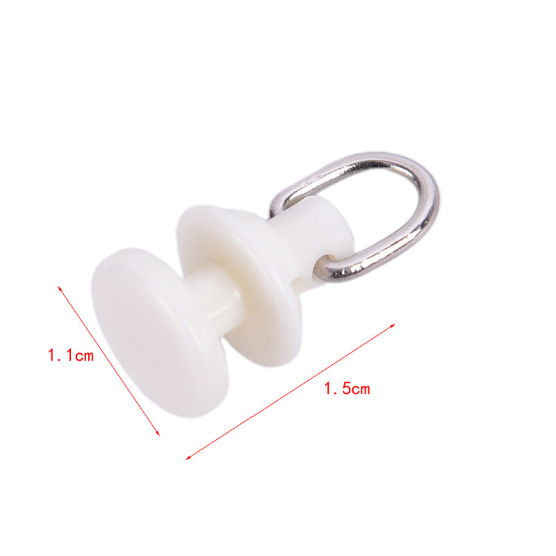 [Dale Dephne] 20pcs Curtain Track Glider Rail Curtain Hook Rollers Curtain Tracks Accessories