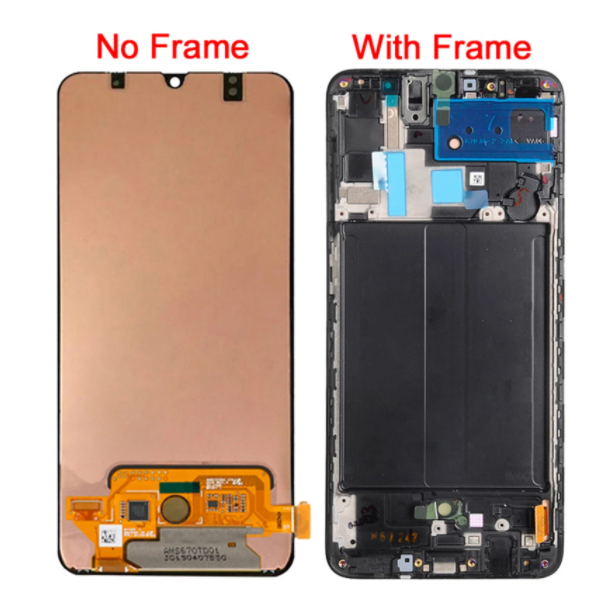 OLED For Samsung Galaxy A70 2019 A70 A705 LCD  Display With Frame Touch Screen Digitizer Assembly