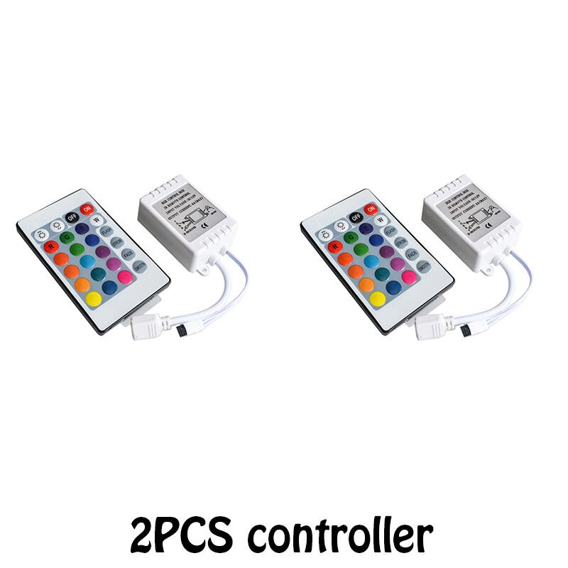 12v controller infrared 24 key rgb seven color light strip flex led strips 3528 5050 module ir44 remote control
