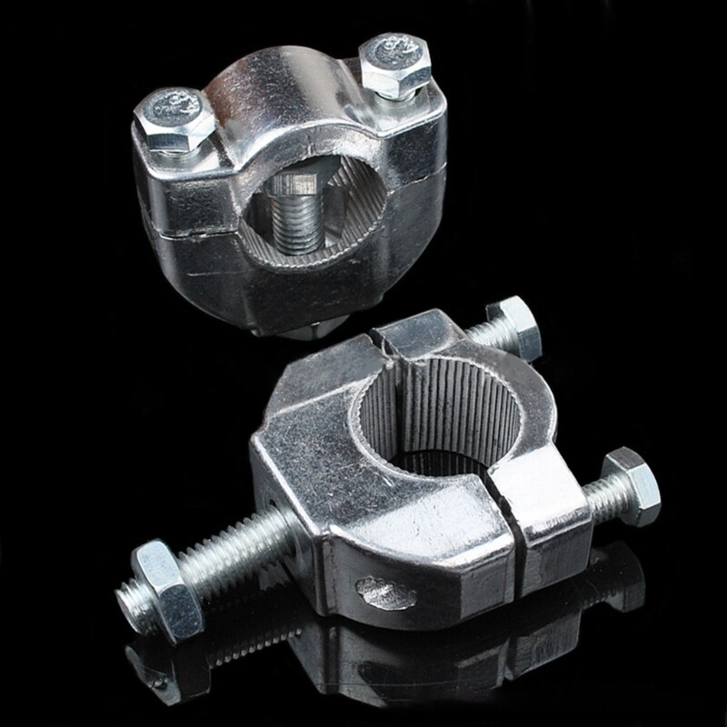 [Cửa hàng phụ tùng ô tô] Kẹp tay cầm gắn thanh đứng tay nắm mô tô 22mm 7/8 "thông dụng